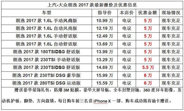 上海大众车型及报价（上海大众车型及报价图片）