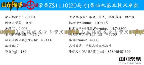 柴油机转速多少（1110柴油机转速多少）