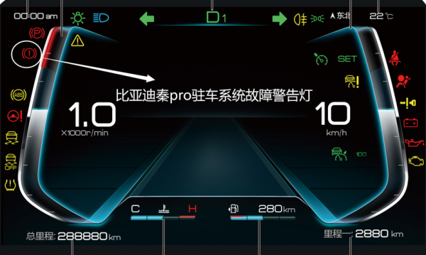 比亚迪秦仪表盘故障图标（比亚迪 秦 仪表盘）-图2