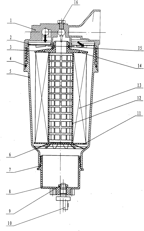 柴油车柴油过滤器（柴油过滤器结构图）-图3