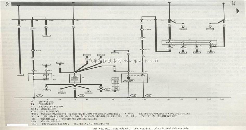大众车电路图（大众车电路图识读75a）-图2