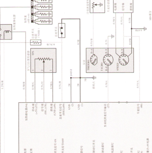 庆铃柴油电喷电路图（庆铃柴油电喷电路图讲解）-图1