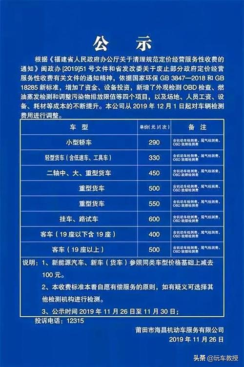 北京年检车辆多少钱（北京车辆年检费用收费标准）