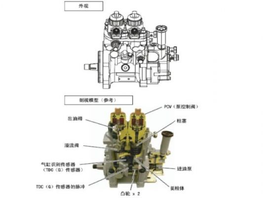 电喷柴油货车柴油泵（柴油车电喷油泵分解图）